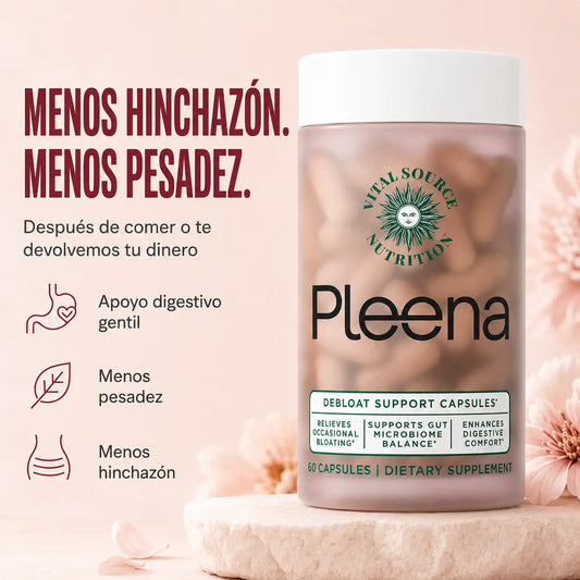 Pleena™ Apoyo Digestivo Diario para Menos Hinchazón y Pesadez